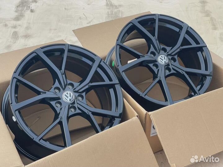 Диски Volkswagen R-line 18 5*112 Черный глянец bla