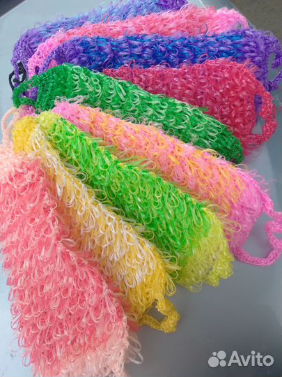 Мочалка ручная вязка крючком