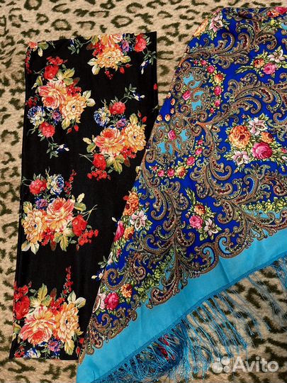 Снуд и платок в русском стиле