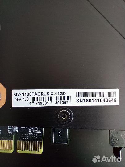 Aorus GeForce GTX 1080 Ti Xtreme Edition 11G