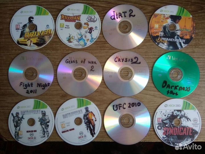 Продам диски для PS 2 и Хбокс 360