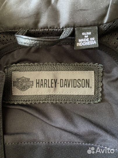Мотокуртка Harley Davidson кожаная