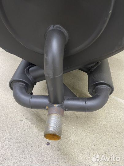 Печь котел на 600м3 с водой