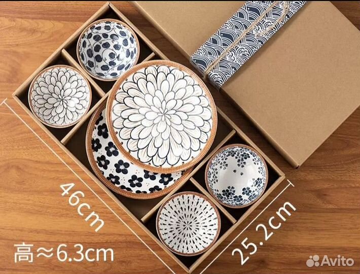 Набор керамичеких тарелок