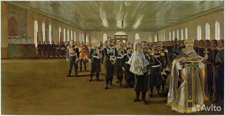 Церковный парад лейб-гвардии Финляндского полка