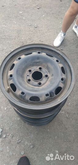 Штампованные диски р 14 на skoda