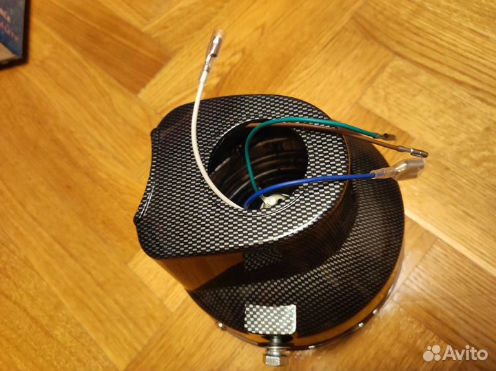 Фара мопед Альфа/Дельта/Орион (цвет карбон) Lipai