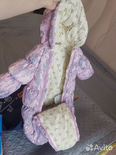 Зимний конверт на выписку и в коляску Huppa р. 62