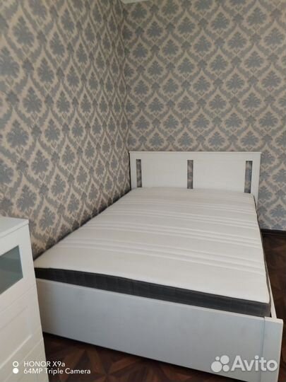 Кровать полуторка с матрасом IKEA