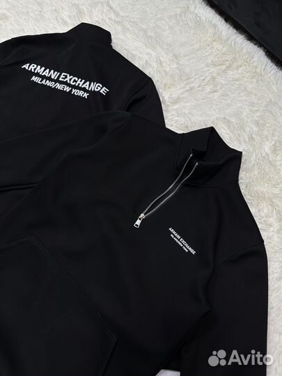 Кофта полузамок armani exchange