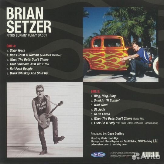 Винил Brian setzer - Nitro Burnin' Funny Daddy