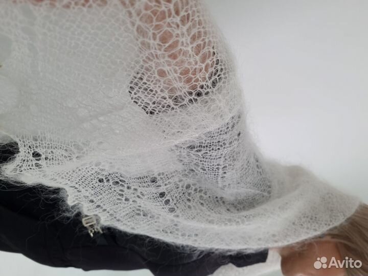 Пуховый платок паутинка подарок