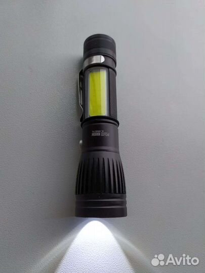 Светодиодный аккумуляторный фонарь BL-W545 T6+COB