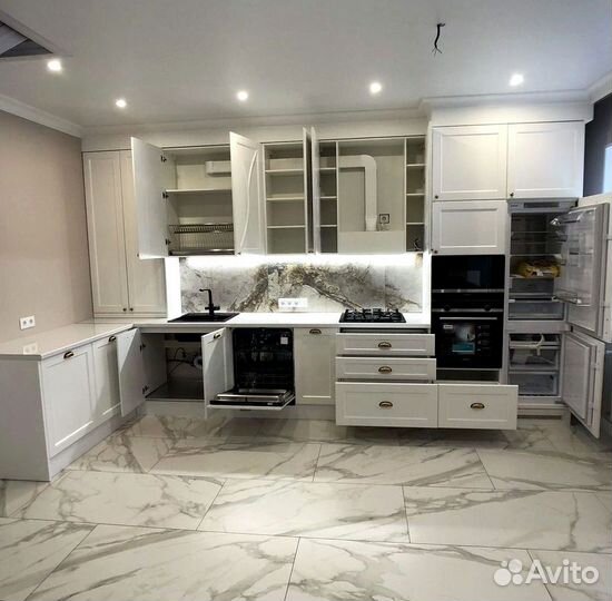 Кухня на заказ в стиле скандинавский минимализм