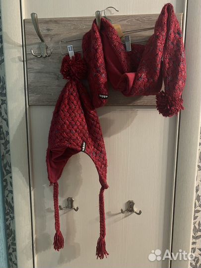 Комплект шапка и шарф женские