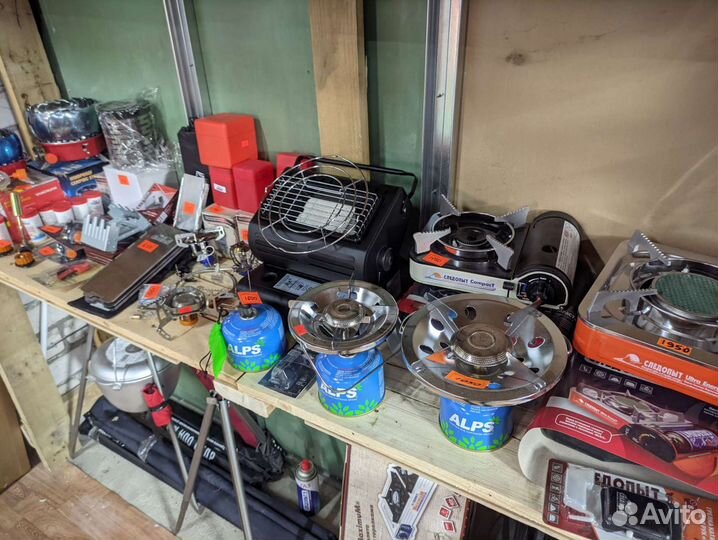Походные горелки, плиты