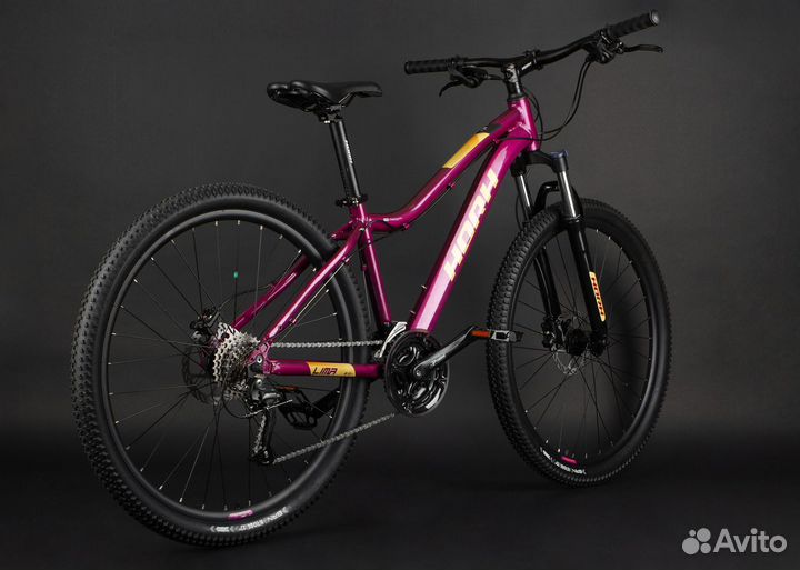 Велосипед horh lima LHD 7.2 27.5 (2023) Purple-Whi