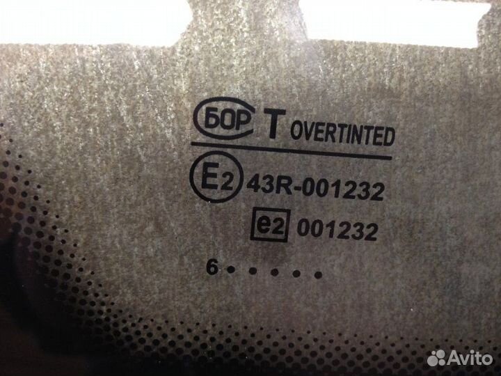 Стекло кузова боковое левое LADA Priora