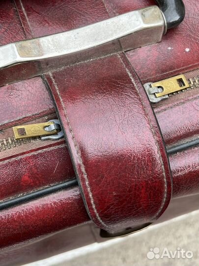 Чемодан кожзам СССР 70-80 гг Винтаж Реквизит