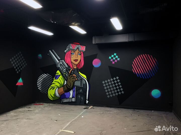 Роспись стен Ставрополь. Граффити. Художник