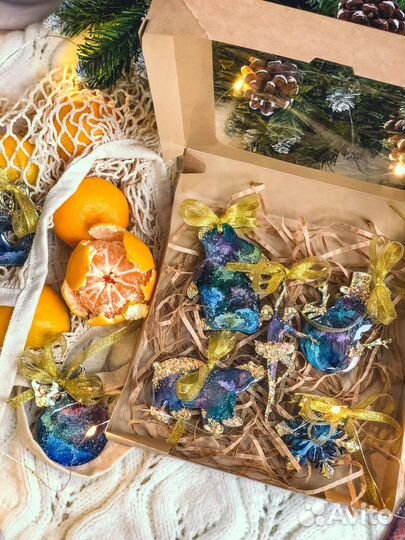 Елочные игрушки ручной работы