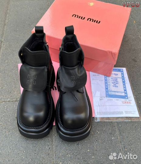 Ботинки MIu Miu на меху зима Размер 36-40