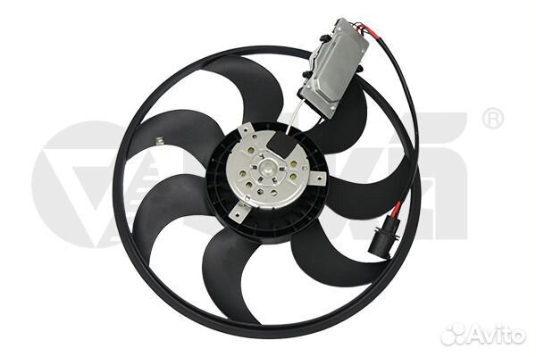 Вентилятор охлаждения радиатора с блоком управлени