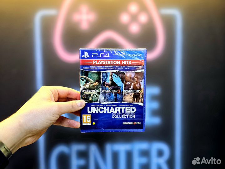 Диск ps4 Uncharted: Collection, русская версия