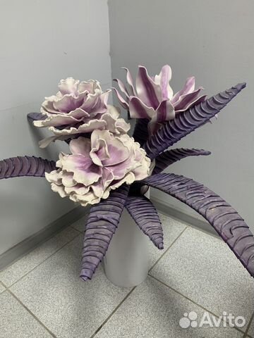 Цветы из изалона