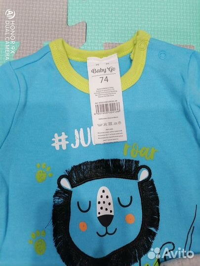Одежда на малыша новая 74-86. Боди,песочник,костюм