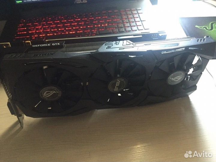 Продам видеокарту asus Strix GTX 1080 Ti OC 11GB