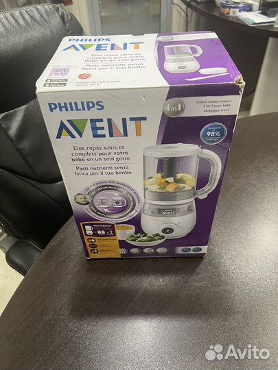 Пароварка блендер philips avent 4 в 1