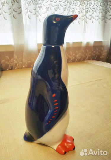 Графин (штоф) пингвин СССР лфз