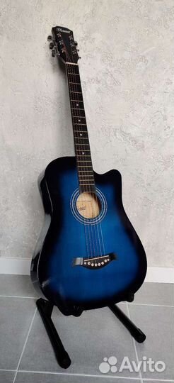 Гитара синяя belucci