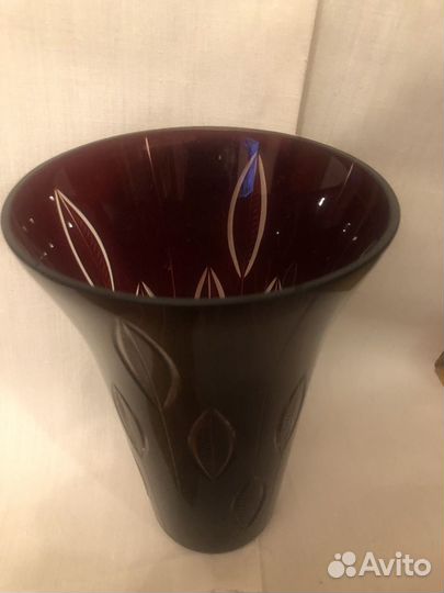 Графин хрустальный СССР, ваза, фигурка рыбы