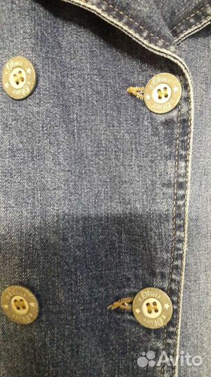 Пальто женское джинсовое 46-48