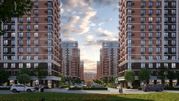 3-к. квартира, 83,4 м², 13/16 эт.