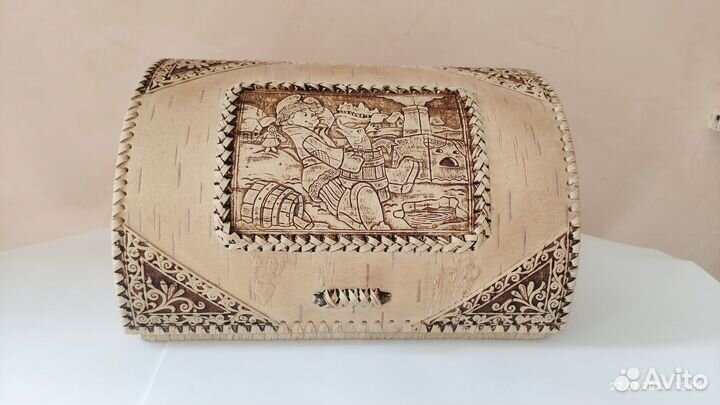 Хлебница из бересты