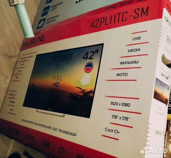 Телевизор Polarline 42 (full HD, Smart)
