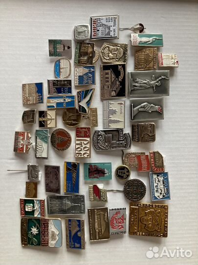 Значки СССР города