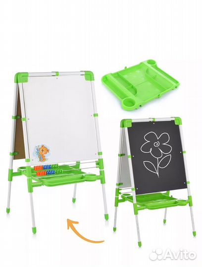 Мольберт детский двухсторонний для рисования