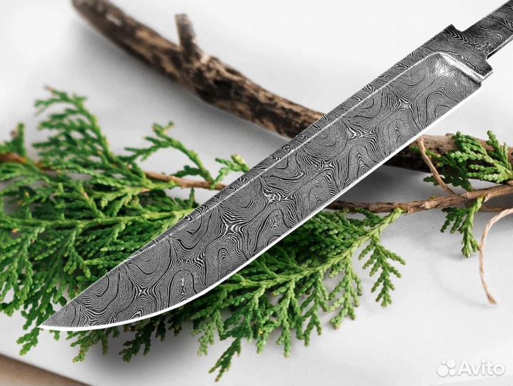 Клинок Якут большой дамаск