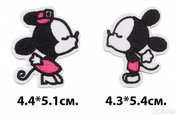 Нашивки на одежду набор поцелуй термонашивки