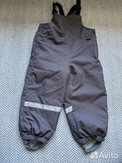 Полукомбинезон зимний и шапка 86 92 Lassie