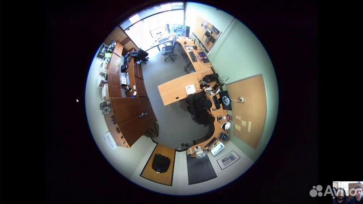 4Мр Панорамная IP Видео камера Wifi Рыбий глаз 2К