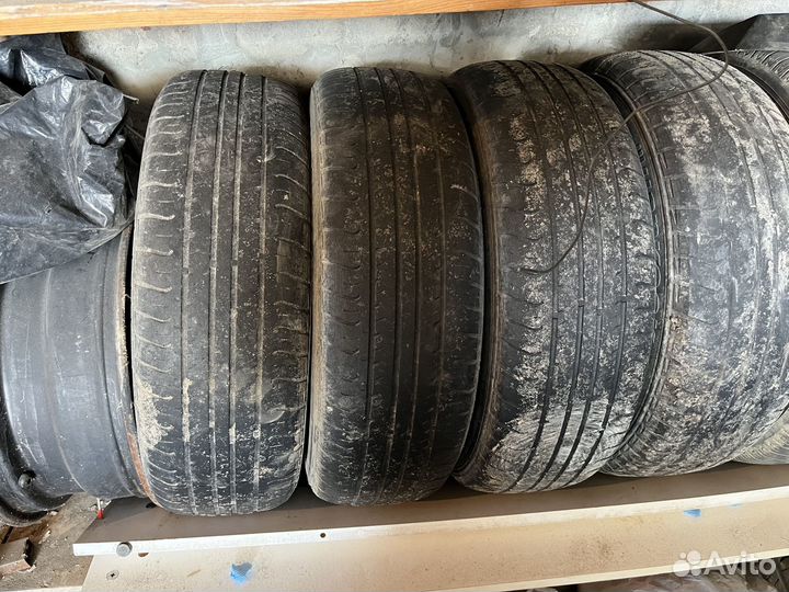 4 штук Комплект колес диски резина Nissan note R15