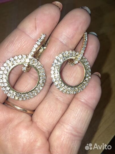 Серьги, перстень, комплект