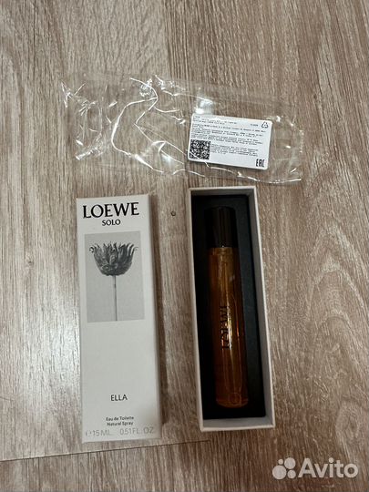 Loewe solo ella 15 мл