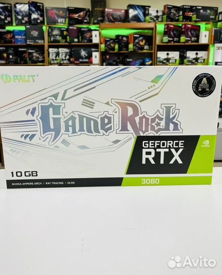 Видеокарта Palit GameRock RTX3080 10gb новая