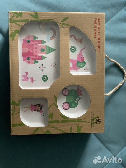 Набор детской посуды новый